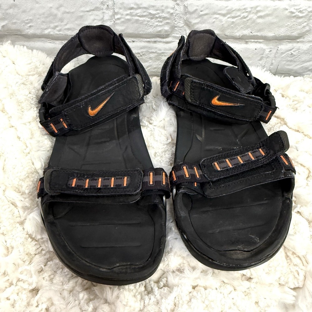 Nike Air ACG Straprunner Black Adjustable Sport Sandals Men's Size 10